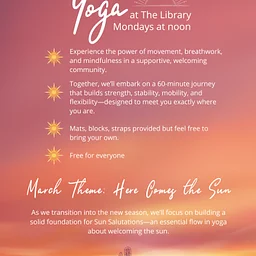 Yoga - Mondays at Noon!