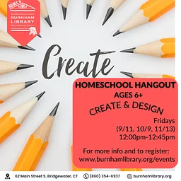 CANCELLED- Homeschool Hangout- Create & Design