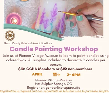 Candle Painting at Pioneer Village