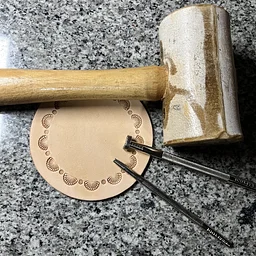 SOLD OUT — Leather Coaster with Vivian Gluzinski