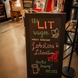 The Lit Wagon Mobile Bookstore Pop-Up