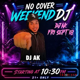 FRIDAY, SEPT 18TH – DJ AK