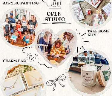 Come in & Create With Us (Open Studio available 12-5:30 pm)