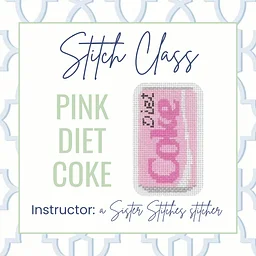 Pink Diet Coke Stitch Class