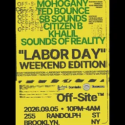 The OFF-Site: Labor Day @ Brooklyn Roots Collective