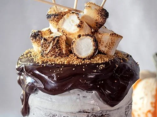 SMORE’S CHOCOLATE CAKE CLASS w/ ANGELA BOWES, MARCH 28TH at 6 PM, $75 PER PERSON