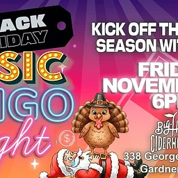 Black Friday Music Bingo
