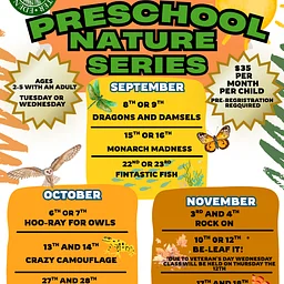Preschool Nature Series-September 2026 Tuesdays