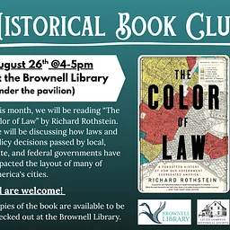 August Historical Book Club