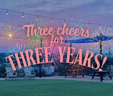 Three Cheers for Three Years 🍻