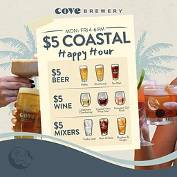 $5 Coastal Happy Hour | Weekdays Just Got Better
