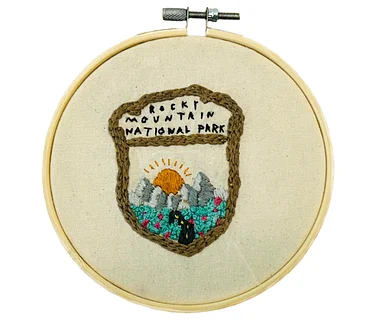 Art & Sip: Rocky Mountain National Park Embroidery