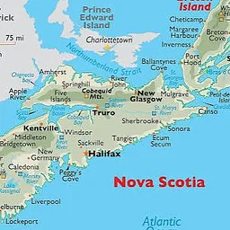 Nova Scotia, Prince Edward Island, & New Brunswick