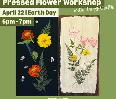 Pressed Flower Workshop with Happy Craftr