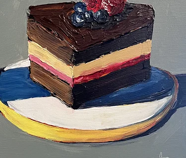 Sweet Strokes: Painting Desserts in Impasto