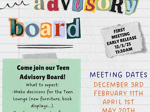 The Last Teen Advisory Board Meeting/Party!