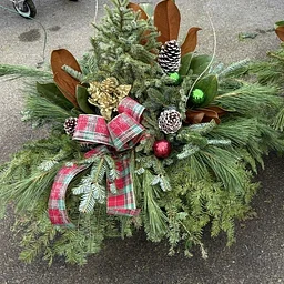 Winter Porch Pot