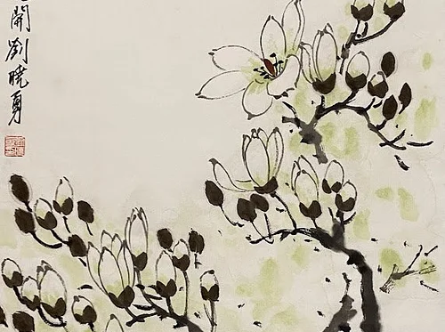 Chinese Brush Painting for Adults: Wildflowers (limited spots remaining)