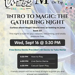 Sidequest Wednesdays – Intro to Magic: The Gathering Night