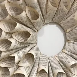Art Unplugged: Upcycled Book Wreaths