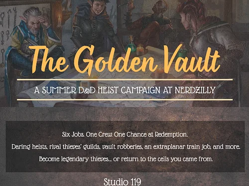 The Golden Vault: Summer D&D Campaign