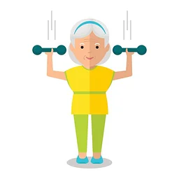 Weights and Balls on Chair w/ Katy