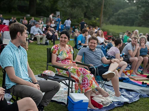 Movies & Music on the Lawn: The Illusionist & Breadstick Quartet