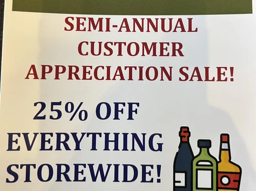 The Cave Spirits & Gifts: Semi-Annual Customer Appreciation Sale