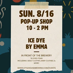 POP-UP SHOP SUNDAYS: Ice Dye by Emma