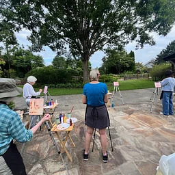 Autumn Plein Air Painting in the Gardens