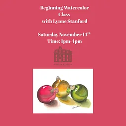 Beginning Watercolor Class with Lynne Stanford