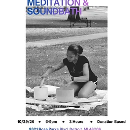 Guided Meditation and SoundBath