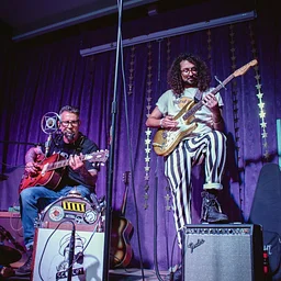 Uncle Scotchy with Harold Trucco
