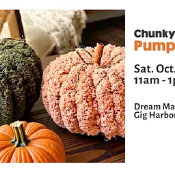 Chunky Finger Knit Pumpkins @ Dream Maker Creative