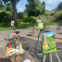 Plein Air Painting in the Gardens