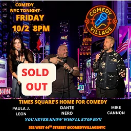 Live Comedy NYC | Fri, October 2nd @8 PM