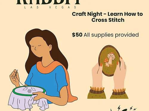 Electric Rabbit: Craft Night - Learn to Cross Stitch