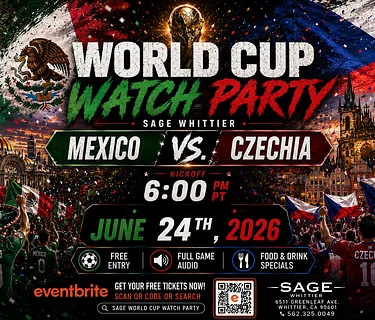World Cup Watch Party: Mexico vs. Czechia at Sage Whittier
