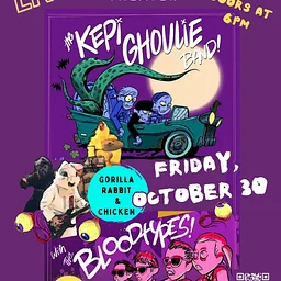 The Kepi Ghoulie Band LIVE on TOUR with the Bloodtypes and locals Gorilla Chicken Rabbit