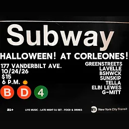 SUBWAY Halloween! At Corleones