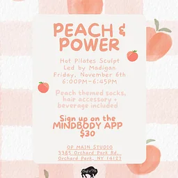 Peach & Power Pop-up