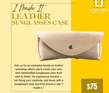 I MADE IT: Leather Sunglasses Case (Copy)