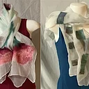 NUNO WET FELTED SCARF ON SILK- Sunday, July 26th, 9:00am -2:00pm