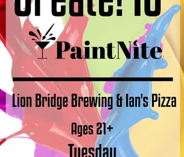 Paint Nite with CREATE! Iowa City