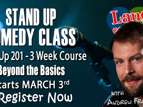 201: Standup Comedy Class with Andrew Frank –