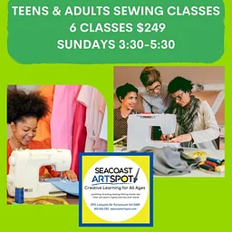 Teens & Adult Sewing Class-6 classes-$249