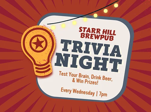 Starr Hill Brewpub Weekly Trivia Night!