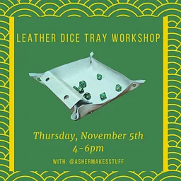 Leather Dice Tray Workshop