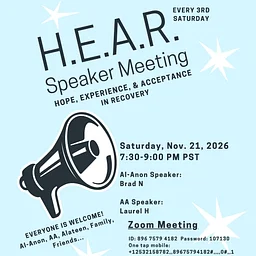 H.E.A.R. Speaker Meeting