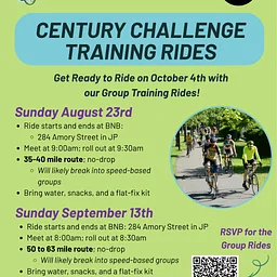 Century Challenge Group Training Ride